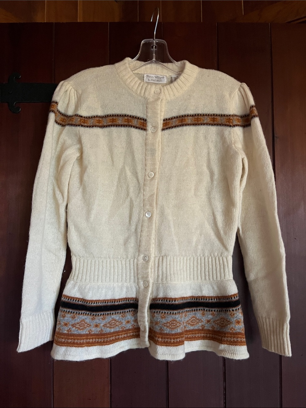 Vintage wool cardigan